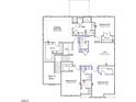 Upstairs floor plan including bedrooms and bathrooms, with dimensions and closet spaces at 108 Berry Mill Ln # 132, Raleigh, NC 27603