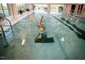 Indoor swimming pool, lap lanes, and natural light creating a great exercising experience at 330 Bluejay St, Clayton, NC 27520