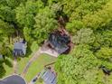 Aerial view of home featuring verdant surroundings at 508 Baygall Rd, Holly Springs, NC 27540
