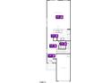 Detailed first floor floorplan showing the entry, garage, powder room, kitchen, and great room at 10573 Brookside Reserve St, Raleigh, NC 27614