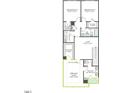 Floorplan layout of second floor featuring bedrooms, walk-in closets, loft, and bathrooms at 605 Callan View Ave, Wake Forest, NC 27587