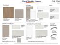 Interior finishes featuring paint, flooring, cabinets, tile, quartz countertops, and brushed pewter hardware at 10 Relaxing Way, Pittsboro, NC 27312