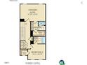 Detailed floor plan showcasing the third level of this townhouse, including Owner's Suite at 336 Carolina Springs Blvd, Apex, NC 27539