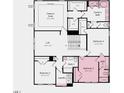 Upstairs floor plan featuring the Owner's Suite, bedrooms, bathrooms, and a loft area at 104 Sodalite Ln, Holly Springs, NC 27540