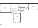 Detailed second floor plan showcasing layout of bedrooms, bonus room, attic, and closet space at 105 Coral Ridge Cir, Franklinton, NC 27525