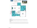 First floor plan featuring kitchen, great room, sunroom, mudroom, and two car garage at 1809 Harrell Cove Ct Ct # 181 Gunnison Fc, Fuquay Varina, NC 27526