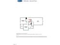 Eldorado second floor plan featuring two bedrooms, a bathroom, and a loft space at 1805 Harrell Cove Ct # 180 Eldorado Fc, Fuquay Varina, NC 27526