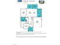 Eldorado first floor plan featuring an open-concept layout, kitchen, and owner's suite at 1805 Harrell Cove Ct # 180 Eldorado Fc, Fuquay Varina, NC 27526