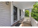 Up close view of the home's front entrance and porch at 121 Drumbuie Pl, Garner, NC 27529