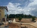 New construction showing walkway and green space at 14 Relaxing Way, Pittsboro, NC 27312