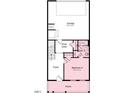Floorplan featuring a bedroom, porch, foyer, stairs, drop zone, and garage at 410 Rowe Way, Knightdale, NC 27545