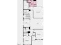 Detailed second-floor floor plan showing the layout of the owner's suite, loft, flex room, and bedrooms at 1248 Hardin Hill Ln, Knightdale, NC 27545