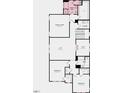 Second floor floorplan shows Owner's Suite, bedrooms with walk-in closets, laundry, and a loft at 1268 Hardin Hill Ln, Knightdale, NC 27545