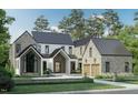 Beautiful exterior of a multi-story home with stone accents and manicured landscaping at 516 Transylvania Ave, Raleigh, NC 27609