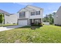 Attractive two-story home with a neat lawn and attached two-car garage at 115 Zulabelle Ct, Garner, NC 27529