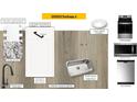 Choice Package 6 featuring kitchen splash, cabinets, traverse lighting, sink, and appliances at 10527 Brookside Reserve Rd, Raleigh, NC 27614