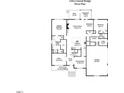 Floor plan featuring the dimensions of the first story rooms of 1104 Covered Bridge at 1104 Covered Bridge Trl, Chapel Hill, NC 27517