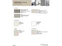Image displays selections for flooring, countertops, cabinets and backsplash at 8724 Wardle Ct, Wake Forest, NC 27587