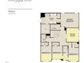 Madison second floor plan featuring a primary bedroom, bonus room, three additional bedrooms, and a laundry room at 708 Compeer Way # 27, Rolesville, NC 27571