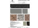 Exterior color palette showcases black roof shingles and neutral siding and brick options at 2393 Picual Way # 22, New Hill, NC 27562