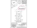 Preliminary house plot plan showcases property lines, and building setbacks on a spacious lot at 2393 Picual Way # 22, New Hill, NC 27562