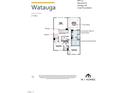 Layout of a second-floor plan with bedrooms, bathrooms, a bonus room, and laundry at 2393 Picual Way # 22, New Hill, NC 27562