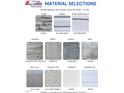 Selections featuring stone, siding, carpet, counter tops and bath tile at 45 High Hampton Way, Fuquay Varina, NC 27526