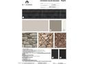 Exterior color package featuring roof shingle, siding, stone, and trim color selections for the home at 2376 Picual Way # 27, New Hill, NC 27562