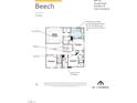 The second-floor plan showcases a Primary suite with a walk-in closet, bedrooms, and a convenient laundry room at 2380 Picual Way # 28, New Hill, NC 27562