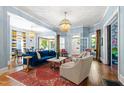 Spacious living room with hardwood floors, stylish decor, and an open layout at 130 N Bloodworth St, Raleigh, NC 27601
