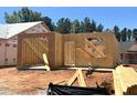 Framing and construction progress of the single-Gathering home at 263 Bluejay St, Clayton, NC 27520