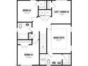 Second-floor layout showcasing bedrooms, a main suite, and a loft, designed for comfortable living at 57 Goldenrod Loop, Clayton, NC 27520