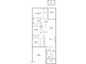 Detailed floor plan showcasing the layout and dimensions of the home's rooms and features at 83 Vandalia Ave, Chapel Hill, NC 27516