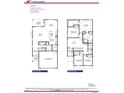 Detailed floor plan showcasing the home's layout, including bedroom and bathroom dimensions, and kitchen space at 114 High Hampton Way, Fuquay Varina, NC 27526
