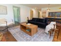 Inviting living room featuring stylish furniture, hardwood floors, and a modern open layout at 408 E Maynard Ave, Durham, NC 27704