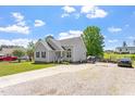 Charming single-story home with gray siding, a spacious driveway, and a well-manicured lawn at 106 Northwinds Dr, Wendell, NC 27591