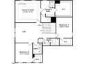 Second floor plan with owner's suite, two additional bedrooms, a loft, two baths, and laundry room at 27 Spring Crest Dr # 69, Angier, NC 27501