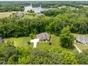 Breathtaking aerial view of property, showcasing the surrounding landscape at 325 Forest Bridge Rd, Youngsville, NC 27596