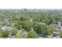 Aerial view of a wooded property located at 905 Carroll, close to downtown at 905 Carroll St, Durham, NC 27701