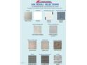 Material selections for a new home, featuring wall colors, cabinets, countertops, flooring, siding, and stone options at 37 Shoreline Dr, Lillington, NC 27546