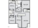 Functional second floor featuring an owner's suite, three bedrooms, a game room, and a laundry room at 45 Addison Pond Ct # 11, Zebulon, NC 27597