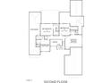 Second floor plan displaying bedrooms, bonus room, exercise space, and storage at 7805 Ailesbury Rd, Wake Forest, NC 27587