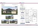 Detailed floor plan showcasing layout with bedrooms, bathrooms, a two-car garage, and optional features at 244 Kipling Crk Dr, Fuquay Varina, NC 27526