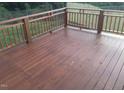 Spacious wooden deck, perfect for outdoor entertaining and relaxation at 405 Starrett Ct, Raleigh, NC 27603