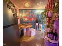 This fun kitchen boasts playful artwork, stainless steel appliances, and whimsical decor at 124 Fidelity St # Apt 27, Carrboro, NC 27510