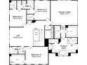 Second floor plan featuring owner's suite, bedrooms, bathrooms, loft, and laundry at 149 Whimbrel Ct, Lillington, NC 27546