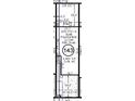 Detailed foundation plan showing dimensions, layout, and specifications for a two-car garage at 518 Sunset Lake St, Durham, NC 27704