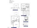 Floor plan of the house with square footage, and layout of bedrooms and common areas at 332 Bishop Ln, Sanford, NC 27330