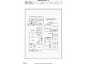Blueprint sketch featuring house plan and schematic for detached garage with finished area at 2306 Byrd St, Raleigh, NC 27608