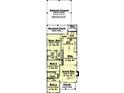 Detailed floor plan showcasing the layout of the house, including bedrooms, kitchen, and living areas at 1303 Whitsett St, Burlington, NC 27217
